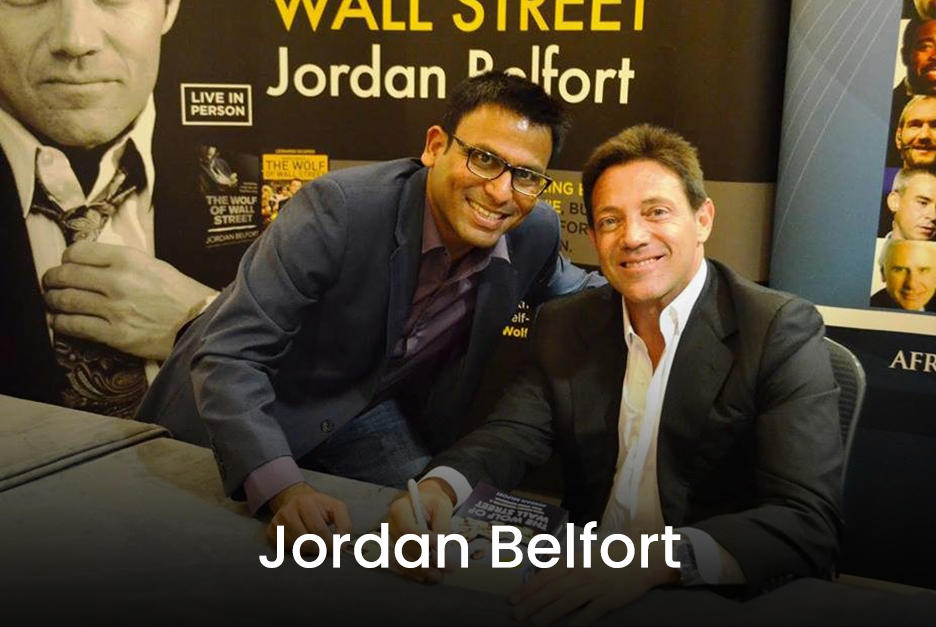 Jordan Belfort and Amandeep Thind